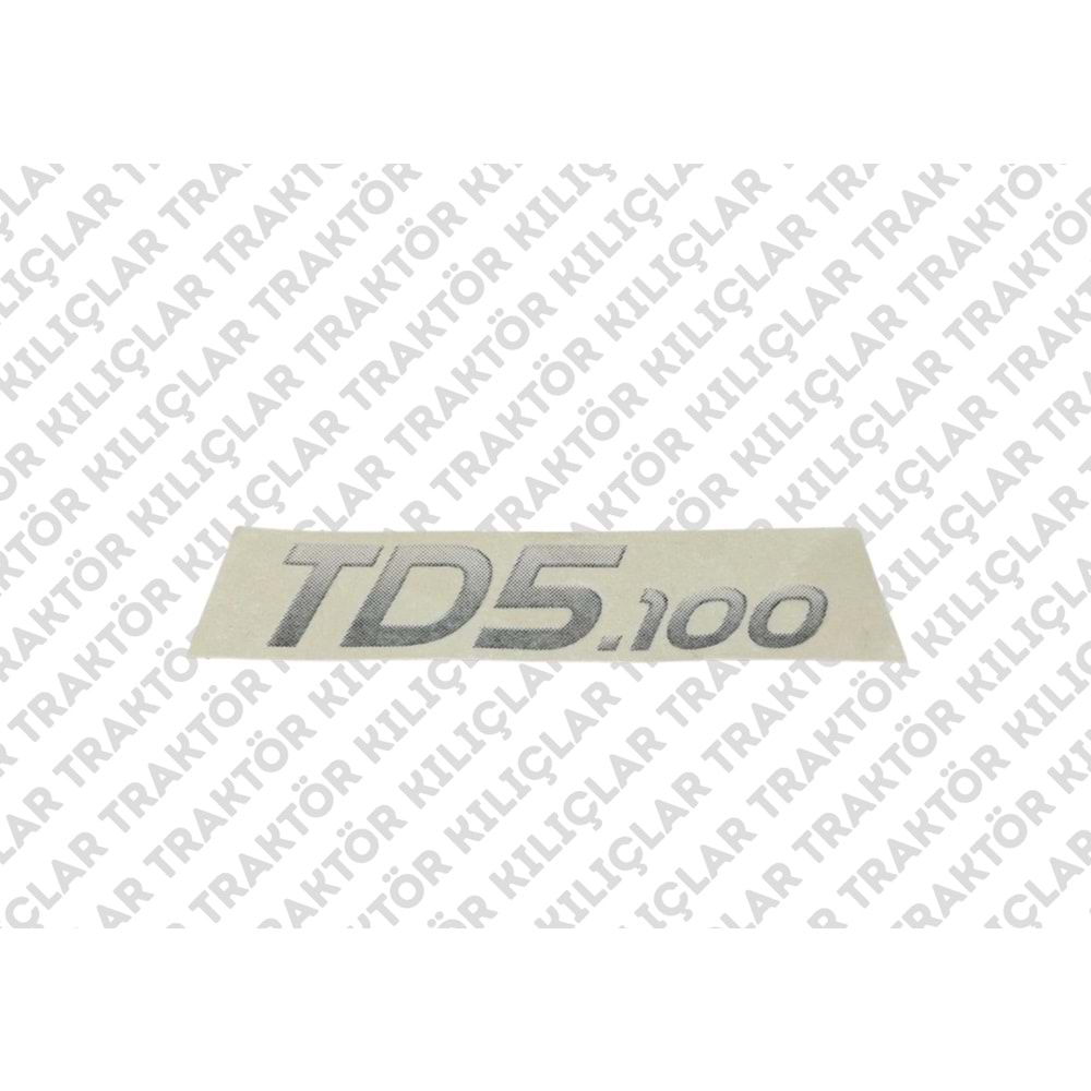 DECAL, MODEL; TD5.100