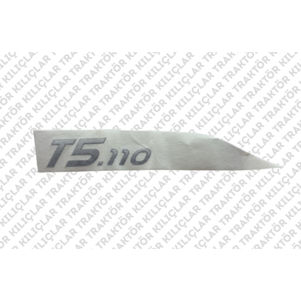DECAL LH, MODEL; T5.110 (T5.110 BLM SOL YAN YAZI)