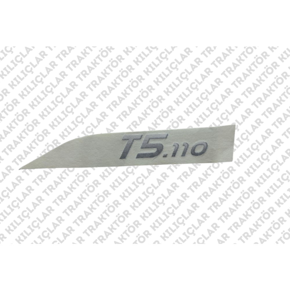 DECAL RH, MODEL; T5.110 (T5.110 BLM SAĞ YAN YAZI)