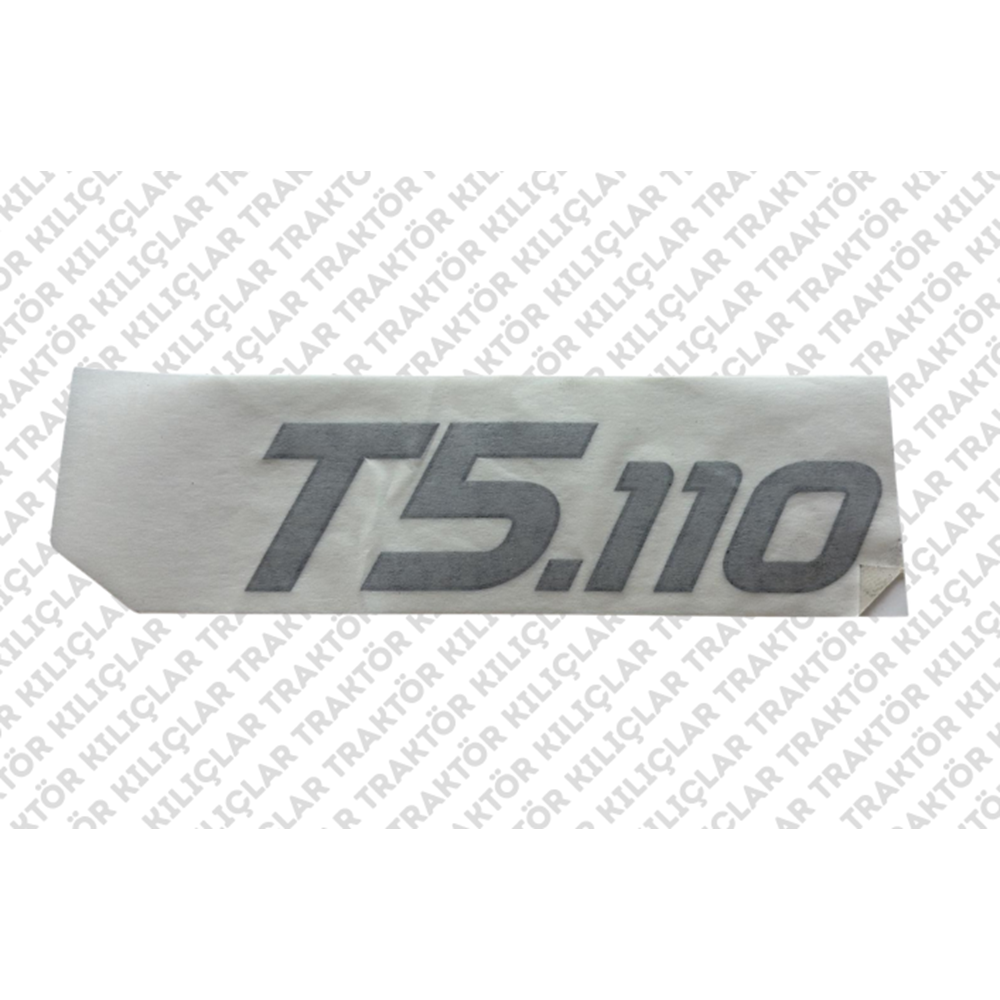 ETİKET SOL, T5.110 (T5 DC 110 - T5 EC 110 SOL YAN YAZI)