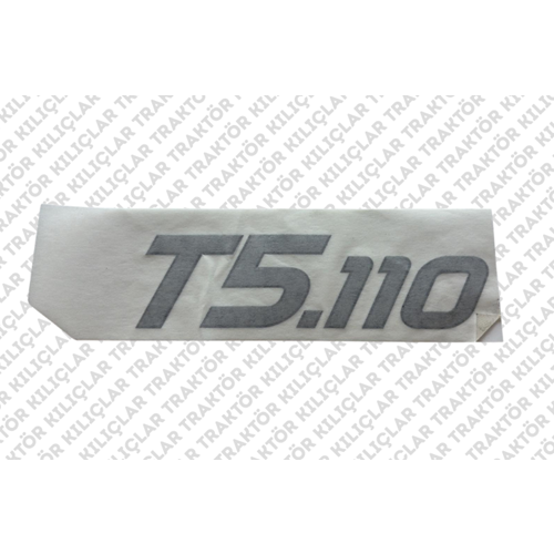ETİKET SOL, T5.110 (T5 DC 110 - T5 EC 110 SOL YAN YAZI)