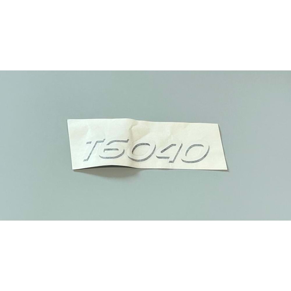 ETİKET (T6040) (ESKİ NO:87543322)